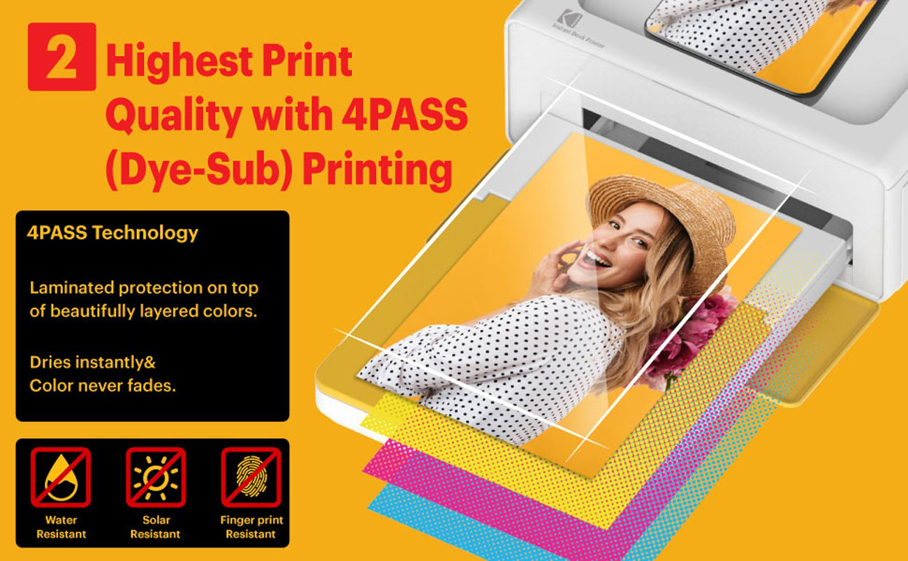 KODAK Dock purchases Plus 4x6” Portable Instant Photo Printer, Compatible with iOS, Androi